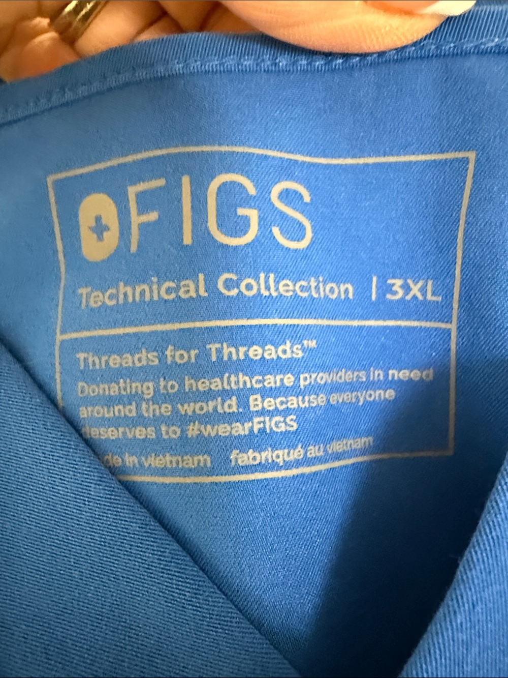 FIGS Men's Royal Blue Scrub Jogger Pants and Top - Picture 2 of 9
